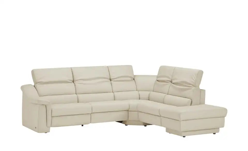 himolla Ecksofa 1301 Detailansicht Rücken – Leder Beige, 2,5 Sitzer – himolla