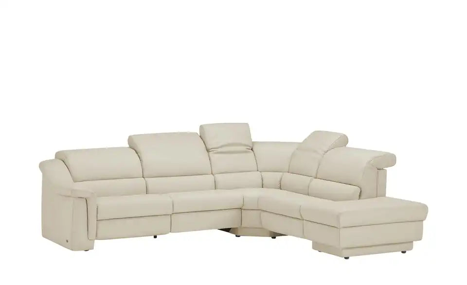 himolla Ecksofa 1301 Nahaufnahme Leder – 100% Leder, Pflegehinweis zweimal jährlich – himolla
