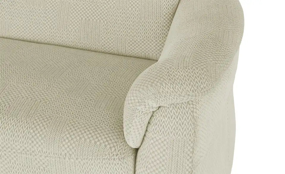 Polstermöbel Oelsa Schlafsofa Sarah Detailansicht – Schwarze Kunststofffüße, Made in Germany – Polstermöbel Oelsa
