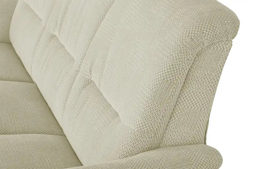 Polstermöbel Oelsa Schlafsofa Sarah im Raum – Sandfarben, 95% Polyester Bezug, 3-Sitzer – Polstermöbel Oelsa