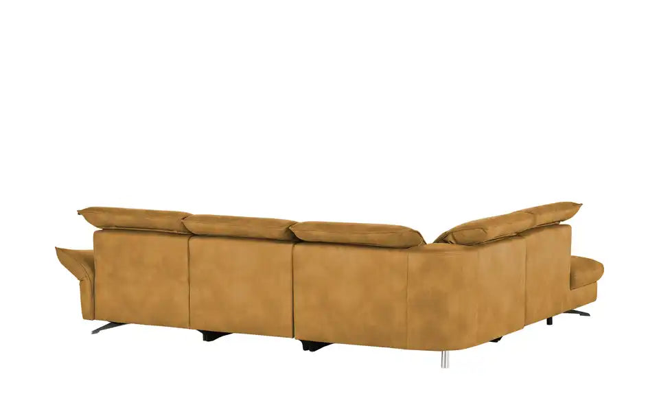 Ecksofa Michelle Detailansicht Armlehne – Kaltschaum-Polsterung, Mikrofaser Lederoptik – Mein Sofa bold