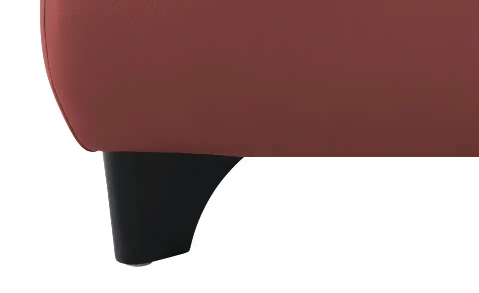 Lounge Collection Wohnlandschaft Leder Jona Kopfteil Detail – Hochstellbarer Kopfteil, Leder Rot – Lounge Collection