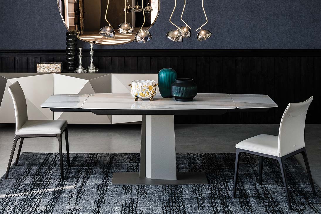 ARCADIA Stuhl Nahaufnahme Bezug – PVC 69%, Polyester 30%, Farbton Bianco – Cattelan Italia
