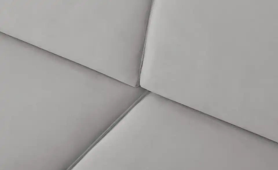 nehl Schlafsofa Boston Deluxe Detailansicht Material – Metallfüße silberfarben, Velours – nehl