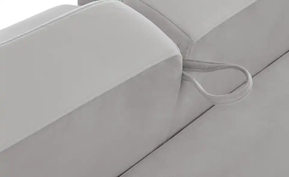 nehl Schlafsofa Boston Deluxe Gesamtbild – Kaltschaum, Zylinderfüße, Schlaffunktion – nehl