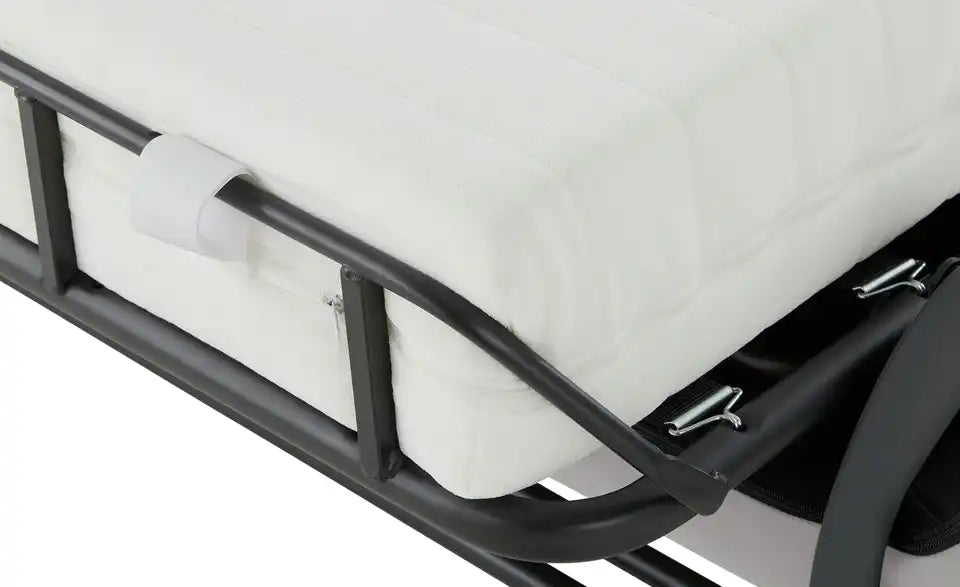 nehl Schlafsofa Boston Deluxe Schraegansicht – Sitzbreite 165 cm, Sitztiefe 61 cm – nehl