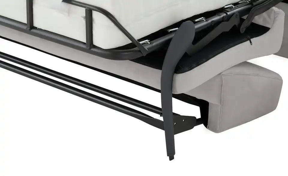 nehl Schlafsofa Boston Deluxe Rueckenansicht – stabiler Lattenrost, Polstermöbel – nehl