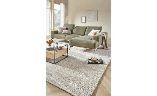 Ravensberger Werkstätten Ecksofa Oakland Gesamtansicht – Leder Olivgrün, 295x98x187 cm – Ravensberger Werkstätten