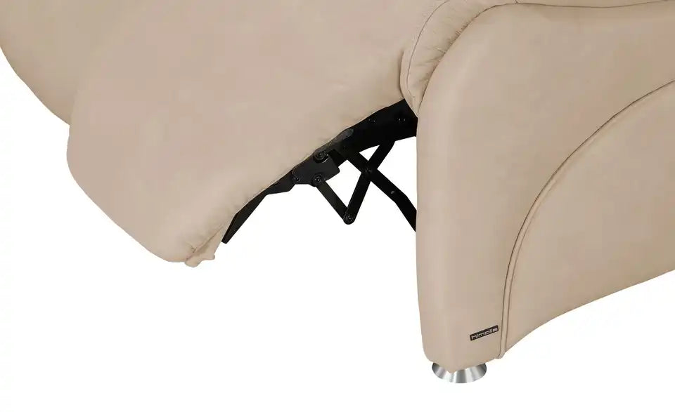 himolla Trapezsofa 4217 Rueckenansicht – frei stellbar, Kufengestell schwarz – himolla