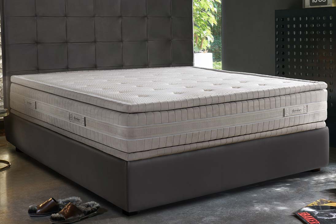TRESOR Matratze Seitenansicht – Memory Air HD, Druckentlastung, Comfort Suite-Bezug – Dorelan