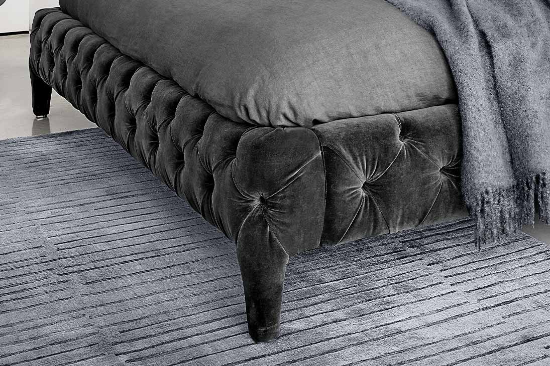 WINDSOR DREAM Bett Gesamtansicht Raum – 160x200 cm Doppelbett, hochwertig – Arketipo