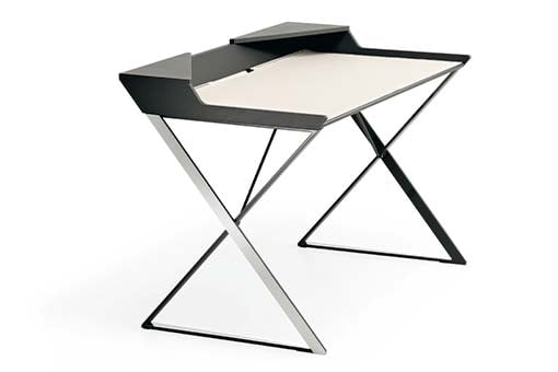 QWERTY Schreibtisch Seitenansicht – schlanke Silhouette, 120x83 cm – Cattelan Italia