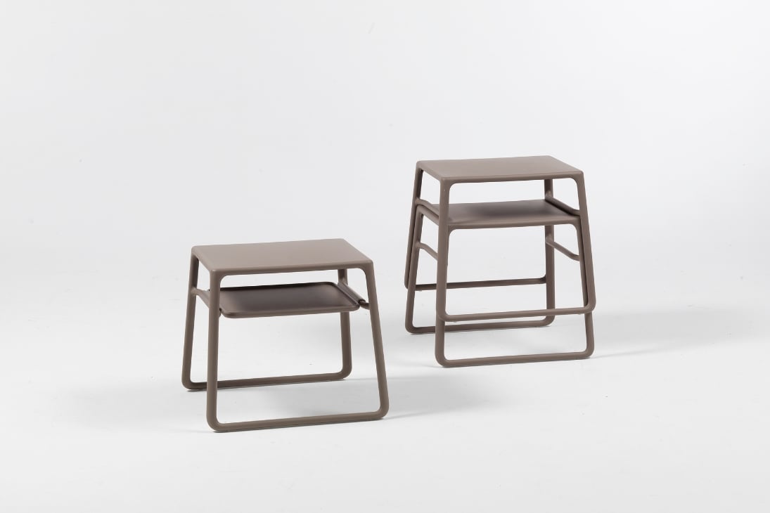 POP Garten-Beistelltisch im Garten – 44 cm breit, Ablage für Getränke und Snacks – Nardi