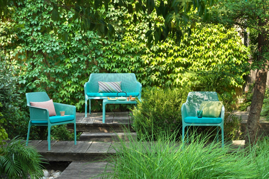 Nardi NET Gartenbank im Raum – geringes Gewicht, leicht umstellbar, Terrasse – Nardi