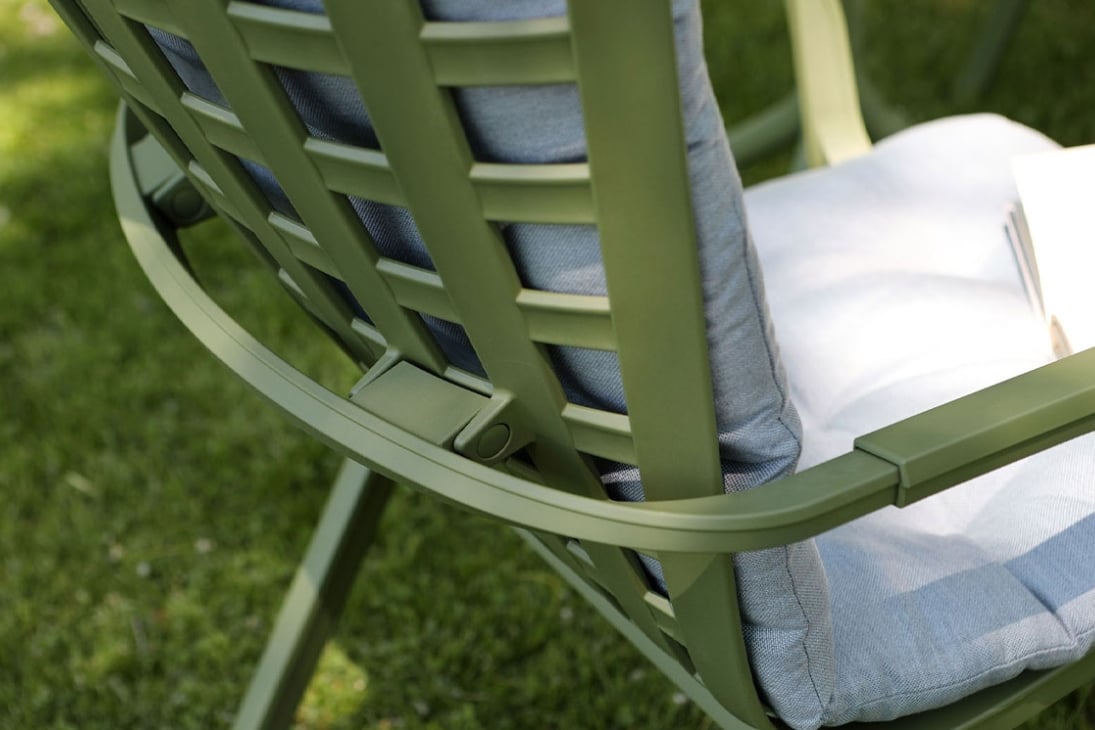FOLIO Gartensessel Draufsicht – Ergonomische Sitzfläche, Bianco – Nardi