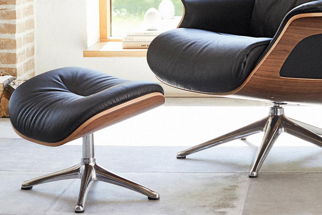 VERENA Relaxkombi mit Hocker – Kombination aus Sessel und passendem Hocker – LNC