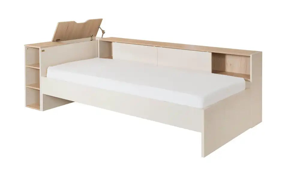 Roba Stauraumbett Elis Rueckenansicht – kompaktes Bett, Bettseitenhöhe 41 cm – Roba