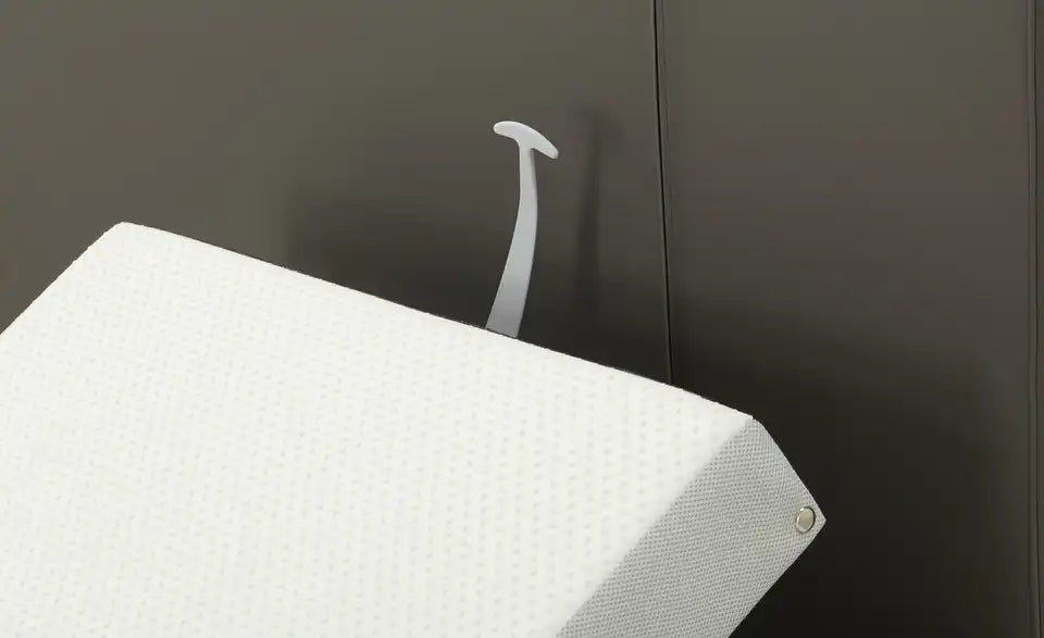 RUF Boxspringbett Silva Detailansicht – Kunstlederbezug Braun – RUF