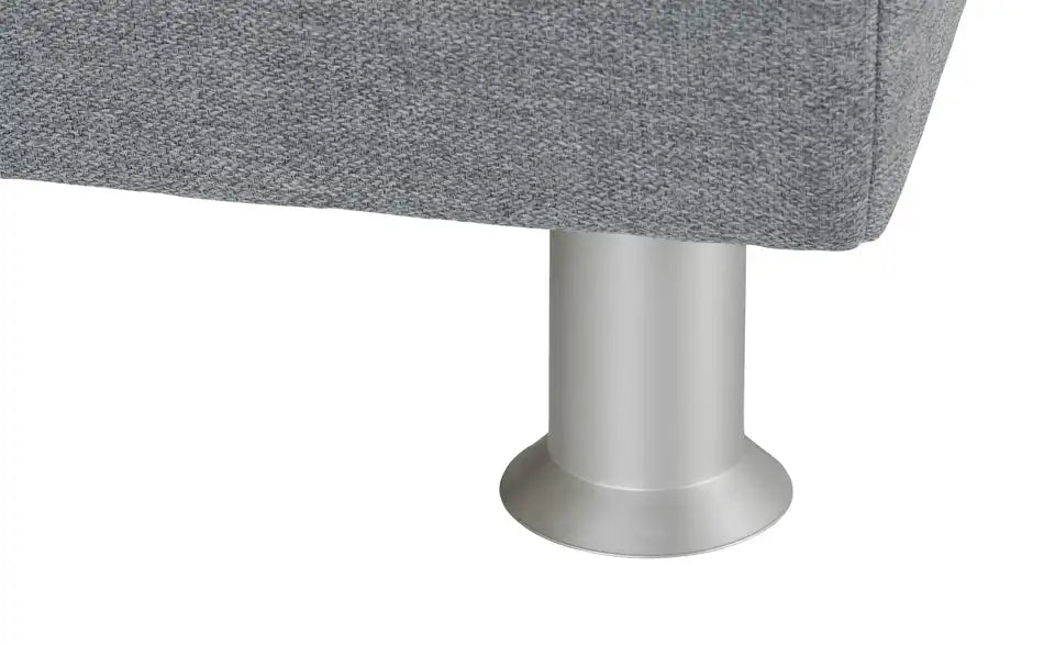 vanDoorn Boxspringbett Flexline 2.0 Nahaufnahme Stoff – 100% Polyester, Silbergrau – vanDoorn