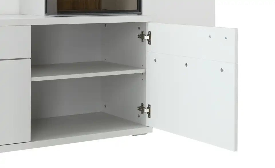 Yannik Detailansicht Material – Melaminbeschichteter Holzwerkstoff Hellgrau – Jette Home