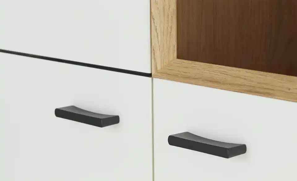 Jette Home Wohnkombination Coruna Beleuchtung Detail – LED inkl., Fußtretschalter, Eiche Rückwand – Jette Home