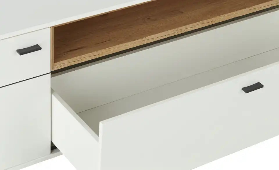 Jette Home Wohnkombination Coruna Wandboard Detail – 150x24x24 cm, Eiche Gustavson – Jette Home