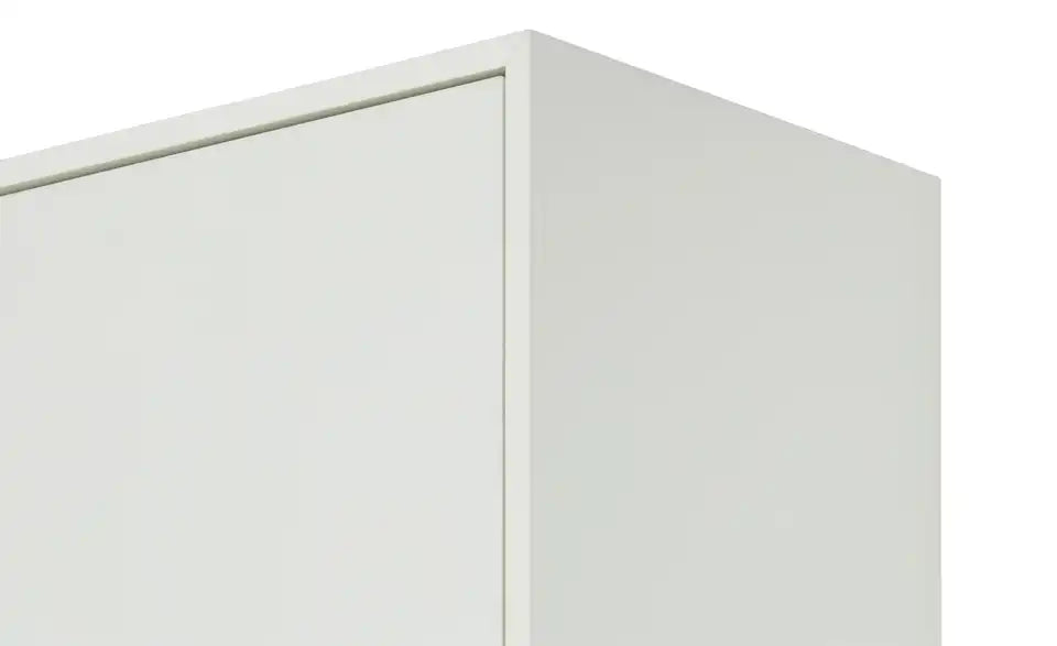 Jette Home Vitrine Coruna Innenansicht – 10 Böden, 6 verstellbar, Korpus innen Weiß – Jette Home