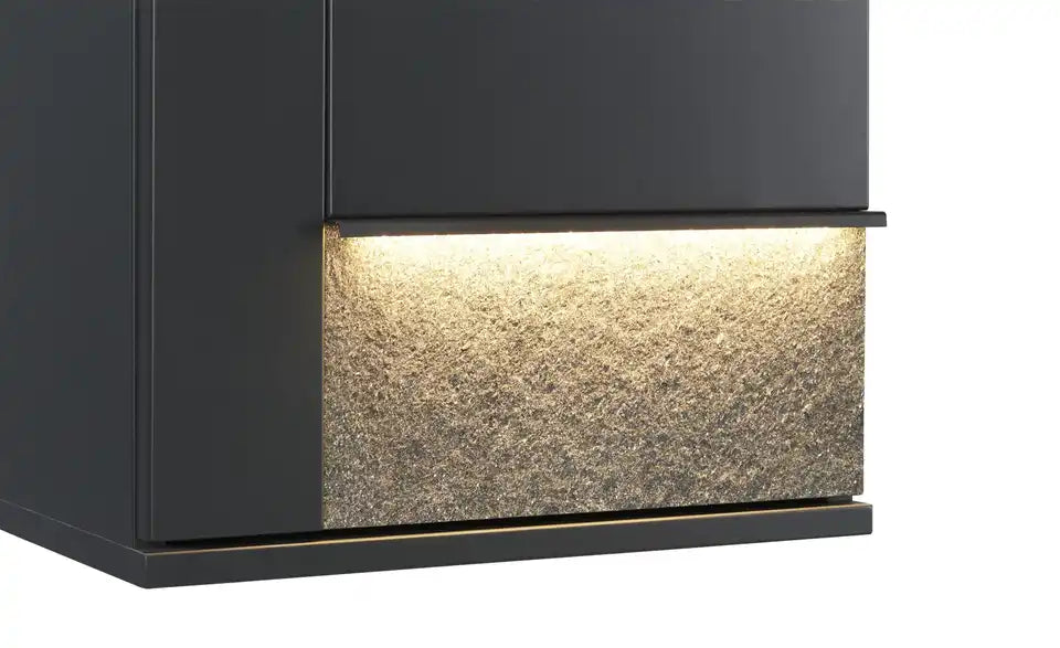 Jette Home Hängeschrank Stone Nahaufnahme – Steinfront-Dekor, lackierter Holzwerkstoff – Jette Home