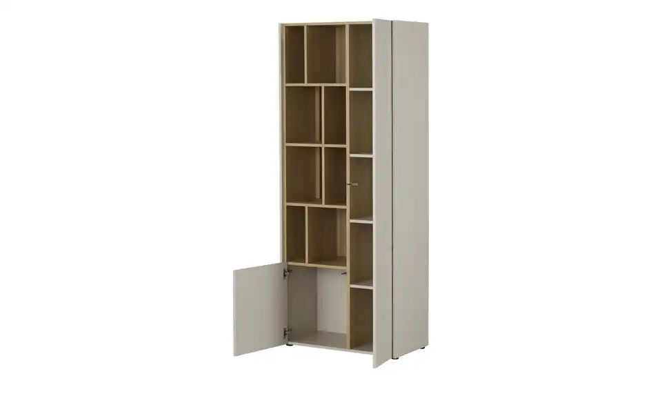 Loop your Style Standregal Paso Ambiente – Modernes Standregal kaschmirfarben im Wohnzimmer – Loop your Style
