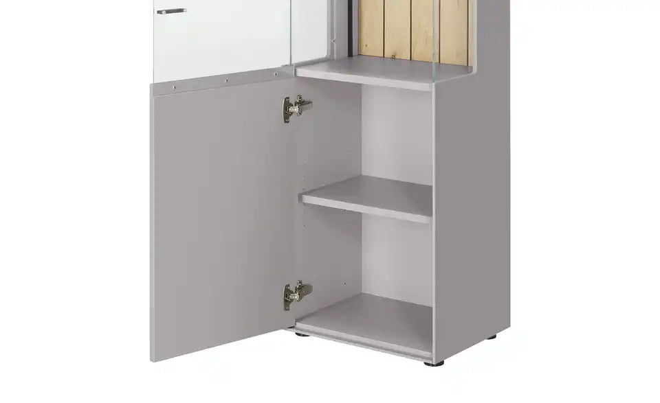 Jette Home Vitrine Como Nahaufnahme – Glasfront Türdämpfer Detail – Jette Home