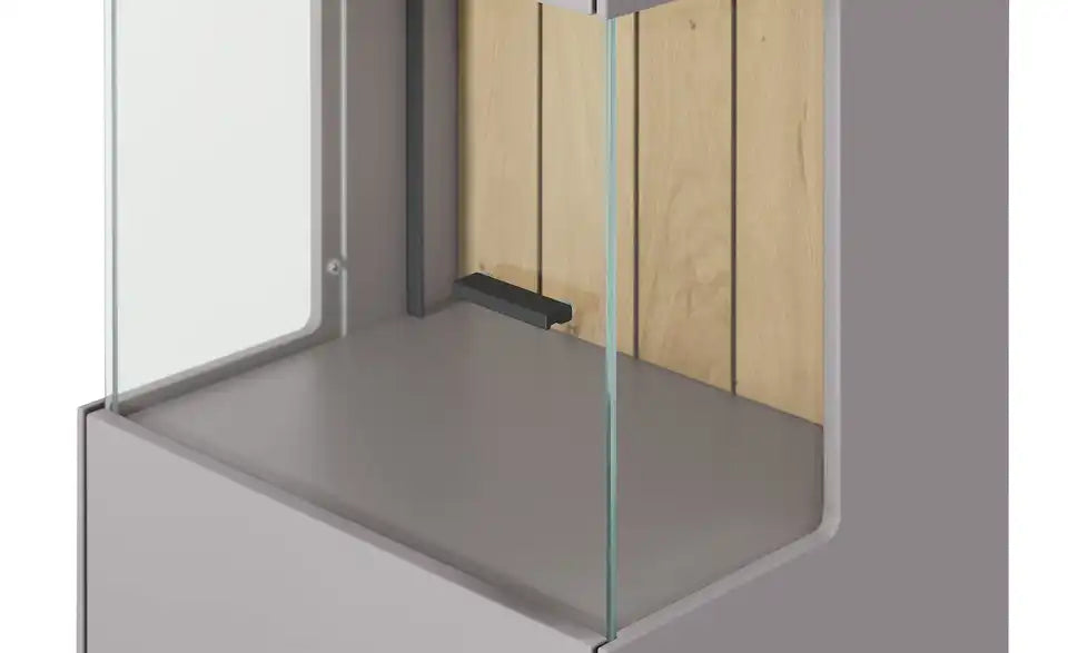 Jette Home Vitrine Como Innenansicht – 3 verstellbare Einlegeböden – Jette Home