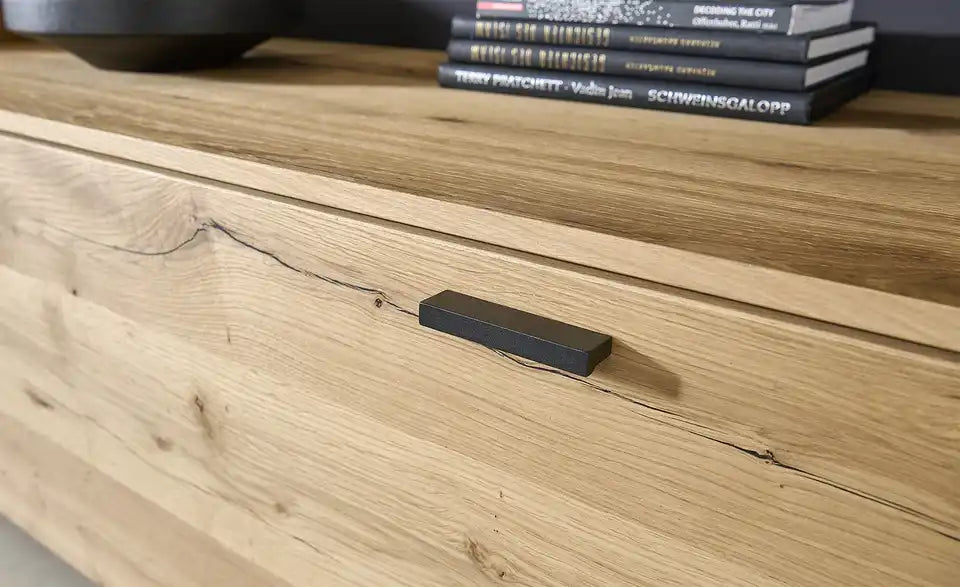 SCHÖNER WOHNEN Wohnkombination Andra im Raum – 2 Lowboards Hängevitrine – SCHÖNER WOHNEN Kollektion