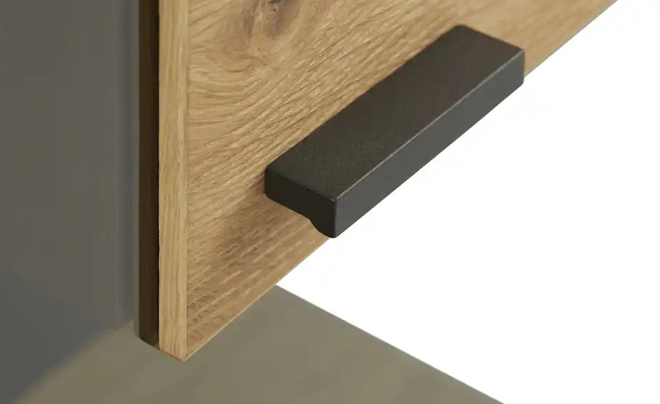 SCHÖNER WOHNEN Wohnkombination Andra Lowboard – Breite 182 cm Eiche furniert – SCHÖNER WOHNEN Kollektion