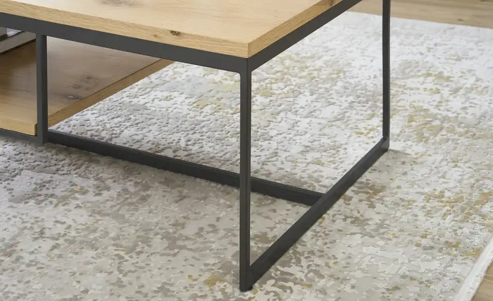 Jette Home Couchtisch Scope Gesamtansicht seitlich – rechteckig, Breite 110 cm – Jette Home