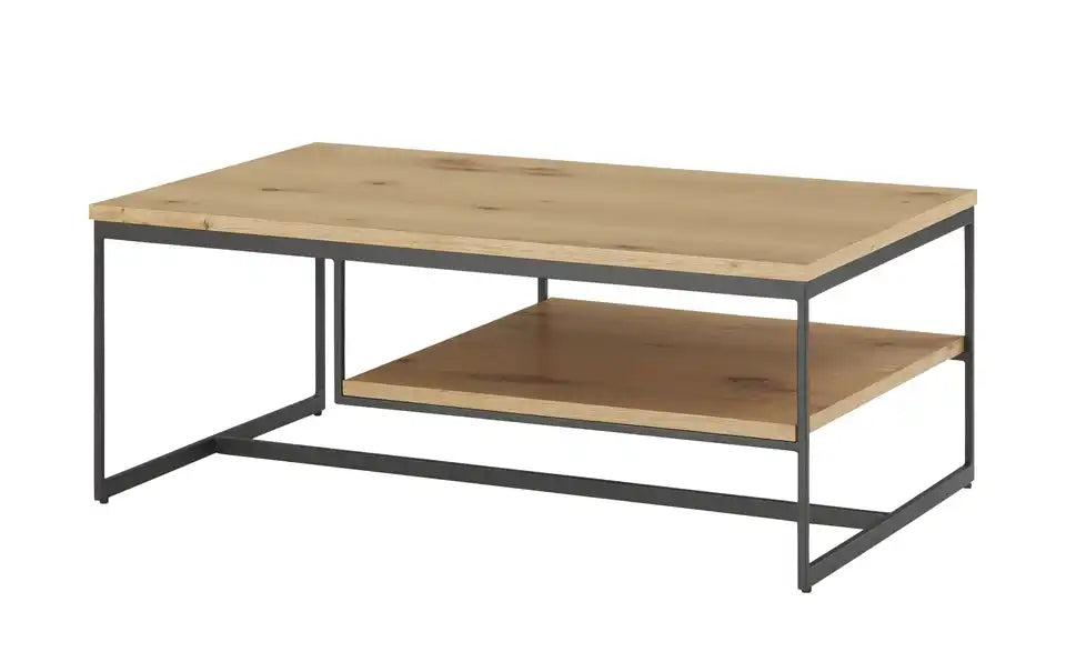 Jette Home Couchtisch Scope Seitenansicht – Metallgestell pulverbeschichtet schwarz – Jette Home