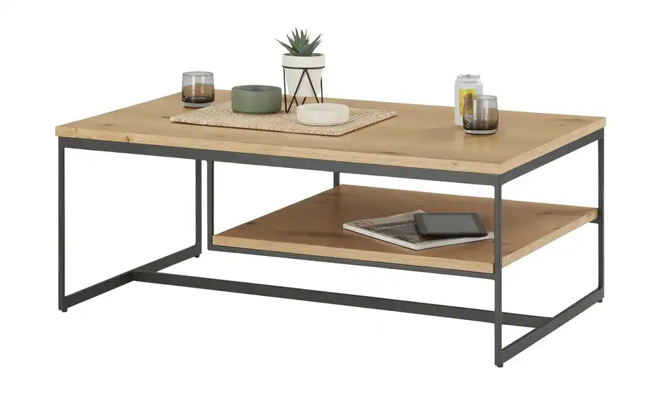 Jette Home Couchtisch Scope Stilaufnahme – moderner Wohnzimmertisch mit Ablage – Jette Home