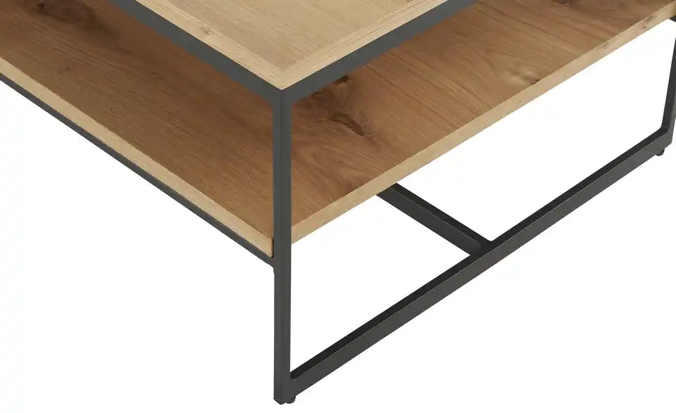 Jette Home Couchtisch Scope im Raum – moderner Couchtisch Wohnzimmer Eiche – Jette Home