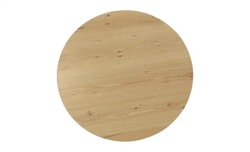 Jette Home Couchtisch Skip I im Wohnzimmer – runder Tisch Eiche Belastbarkeit 50 kg – Jette Home