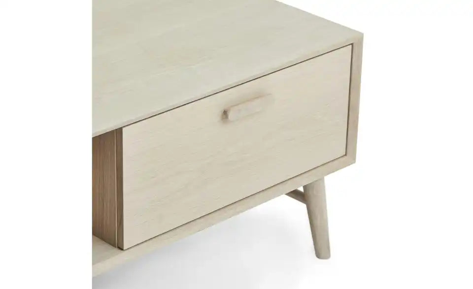 Furnhouse Couchtisch Nahaufnahme Gestell – Massivholz Eiche, weiß geölt – Furnhouse