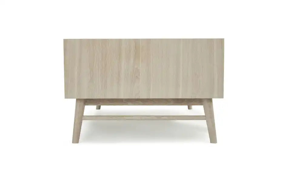 Furnhouse Couchtisch Nahaufnahme Tischplatte – Eichenfurnier Maserung, bianco – Furnhouse
