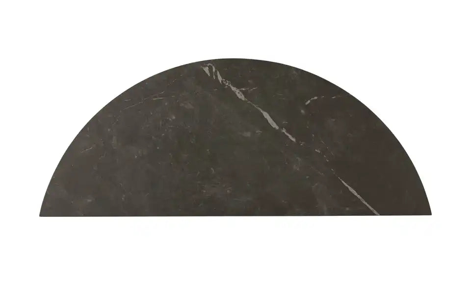 Jette Home Beistelltisch Scale Schrägansicht von oben – Keramiktischplatte Grau, 87 cm breit – Jette Home