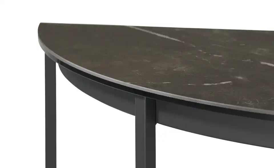 Jette Home Beistelltisch Scale Detailansicht – Eisen pulverbeschichtet schwarz, modern – Jette Home
