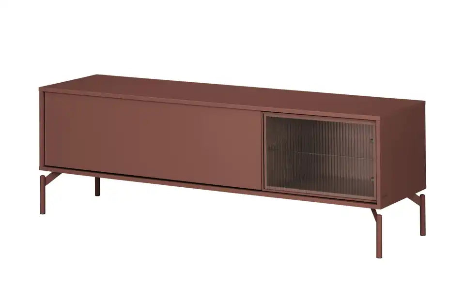 Love it TV-Lowboard Flumeri Schraegansicht – 155x52x43 cm, Push-to-Open – Love it
