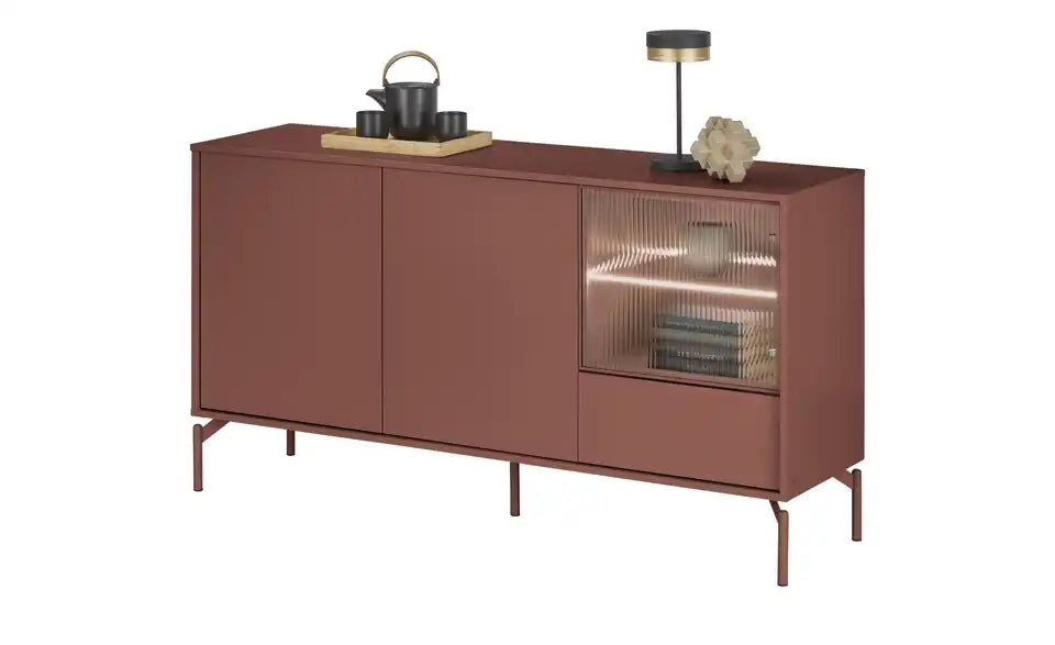 Love it Sideboard Flumeri geöffnet – 3 Drehtüren 1 Schubkasten verstellbare Böden – Love it