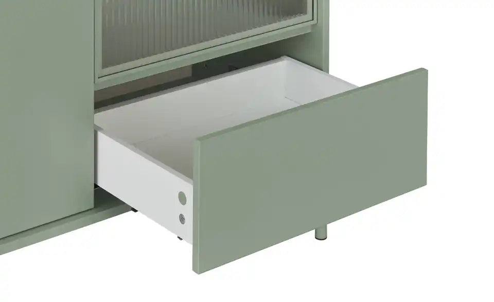 Love it Sideboard Flumeri von vorne – 3 Drehtüren, grifflos, Push-to-Open-Funktion – Love it