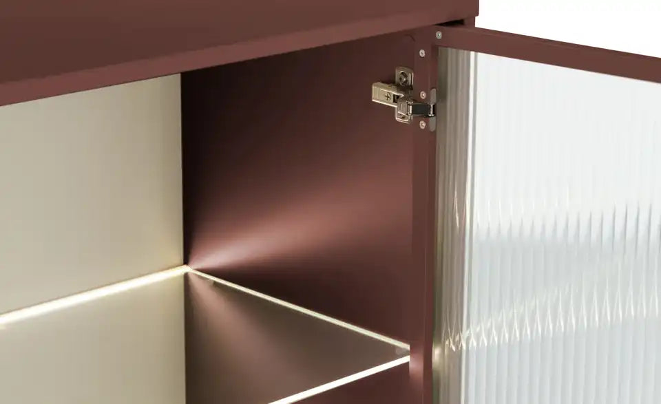 Love it Highboard Flumeri im Raum – Highboard Mauve mit RGB-Beleuchtung, zeitloses Design – Love it