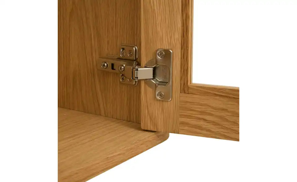 Furnhouse Hängevitrine Beleuchtung Detail – Tastdimmer, austauschbare Lichtquelle, 3 Glasböden – Furnhouse
