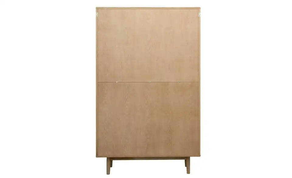 Furnhouse Vitrine Detailansicht Boden – verstellbarer Einlegeboden Eiche, 100 cm breit – Furnhouse
