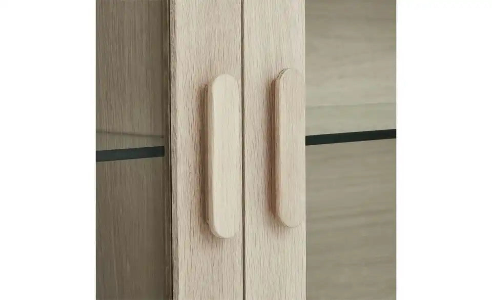 Furnhouse Hängevitrine Draufsicht – 4 Glasböden, 3 verstellbare Einlegeböden – Furnhouse