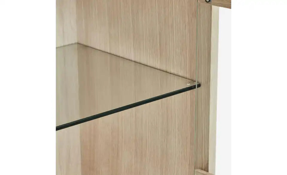 Furnhouse Highboard im Raum – SkandiModern Wohnzimmer, Eiche bianco – Furnhouse